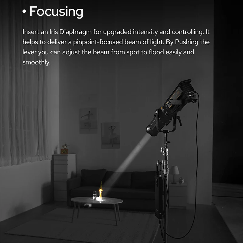 Godox NEW LED Light VSA-19K VSA-26K VSA-36K Focalize Conical Snoot Optical Bowens Mount For VL300 SL150II Photographic Lighting