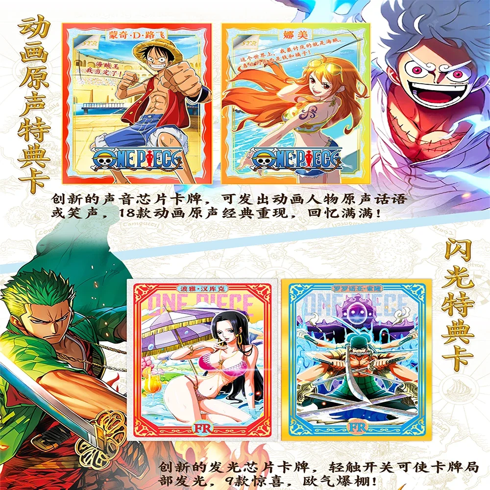 Carte di un pezzo Anime Movie awaking Final Chapter Character rufy Nami Booster Box collezioni giochi da tavolo giocattoli regali di compleanno