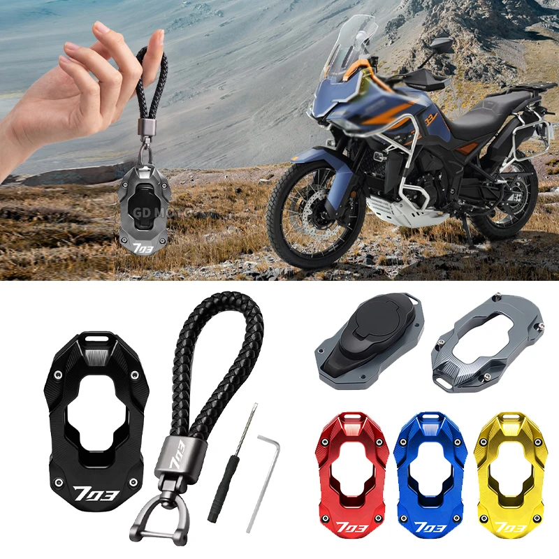 703 F Motorcycle Accessories KeyChain Key Case Cover Shell For ZONTES 703F ADV 703R 703RR 703T 350E 350M 125M 150D 150M 368G