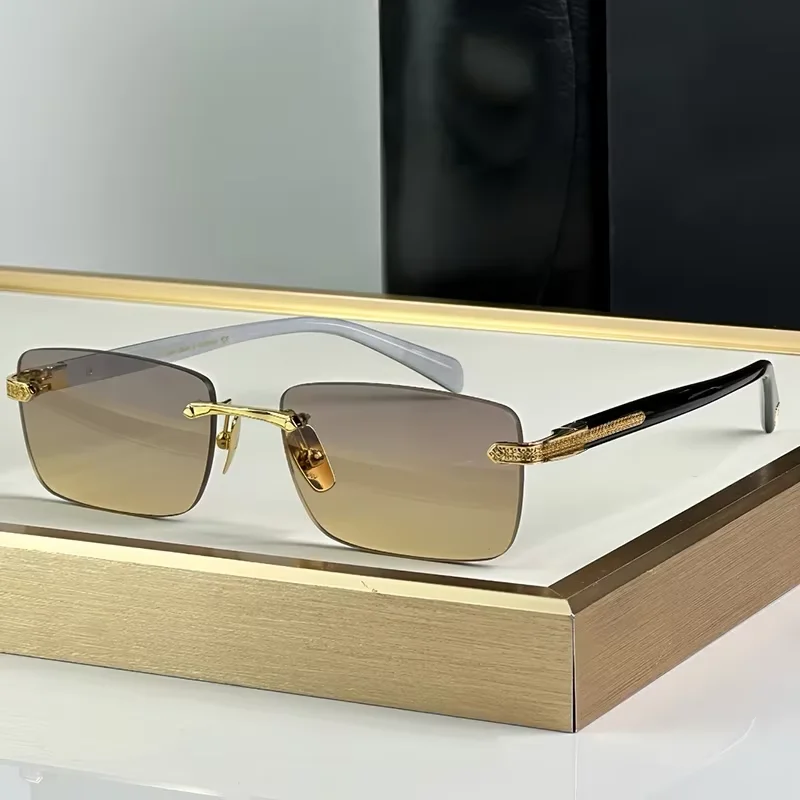 

Regent l Rimless Alloy Sunglasses for Men and Women High Quality Brand Designer UV400 Outdoor Luxury Trendy Handmade Eyeglasses