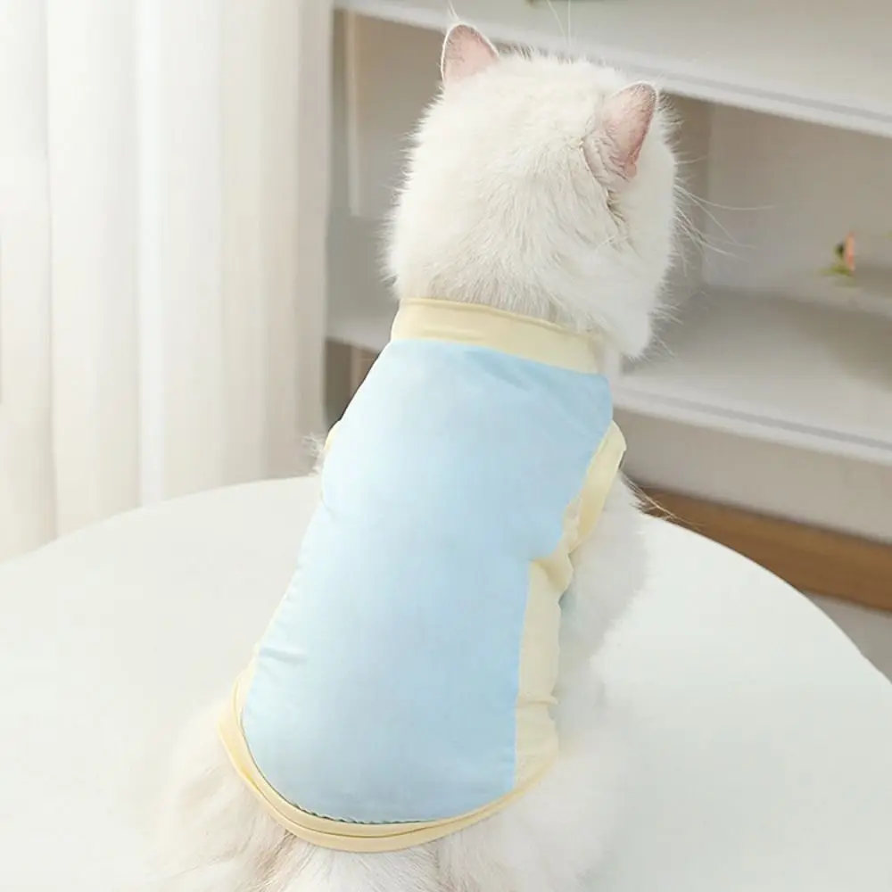 

Fashionable Thin Dog Cooling Vest Sleeveless Breathable Pet Sunscreen Clothes Soft Cat Ice Silk Shirt For Puppy Small Animal