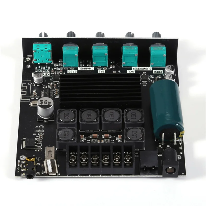 

M13KZK-TB21 Subwoofer Amplifier Board Bluetooth 5.0 2X50w+100W Power Audio Stereo AMP Module AUX 2.1 Channel Audio Speaker