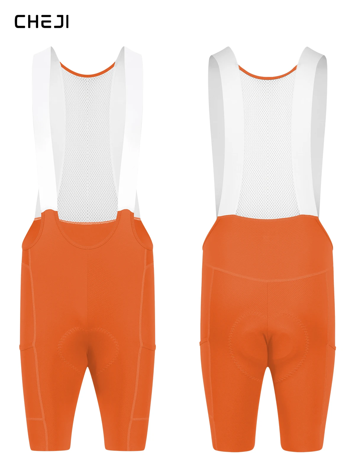 Cheji Herren-Radlerhose mit Trägern – Detail 33