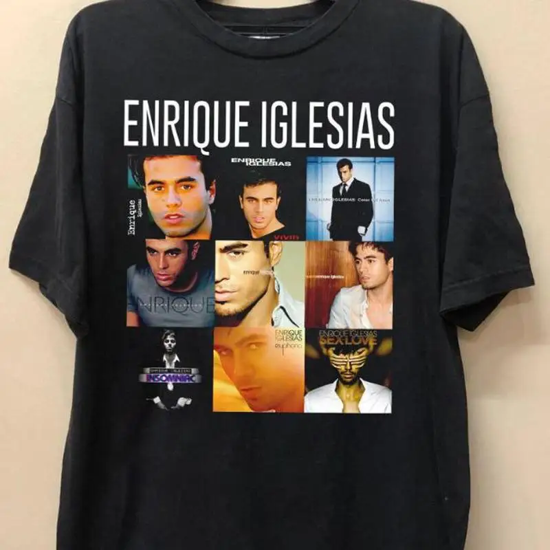 Enrique Iglesias All Album 2023 Music Concert T Shirt