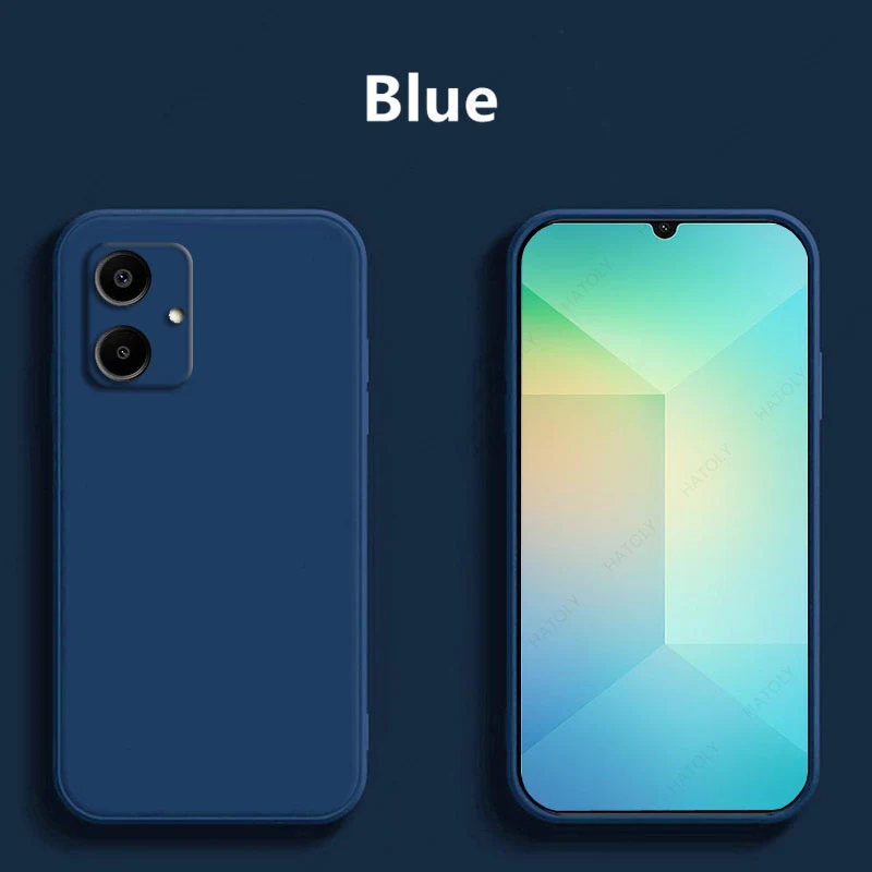 For Samsung Galaxy A06 Case For Samsung Galaxy A06 Cover Liquid Soft Silicone Shell Protective Phone Case For Samsung Galaxy A06