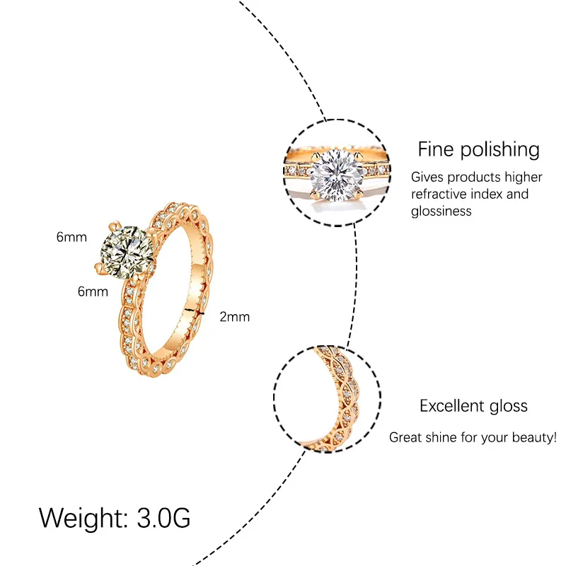 【JYJZZ198】Synthetic Moissanite S925 Silver Ring on Running Princess 1 CT Stylish and atmospheric crafted ring, fashionable high