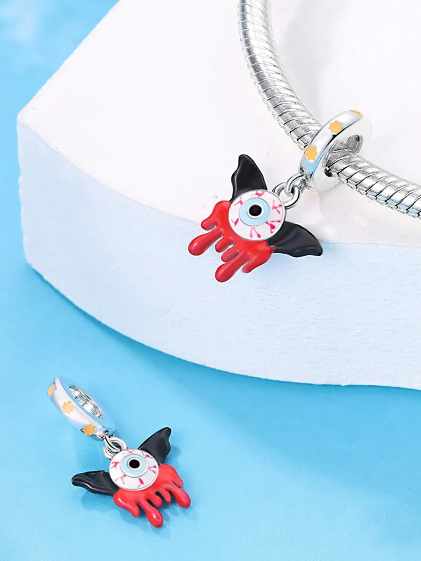 سحر بلاتا الحب ممرضة الإسعافات الأولية الخرز ل سحر 925 الأصلي خرز سوار صنع المجوهرات هدية المرأة #6