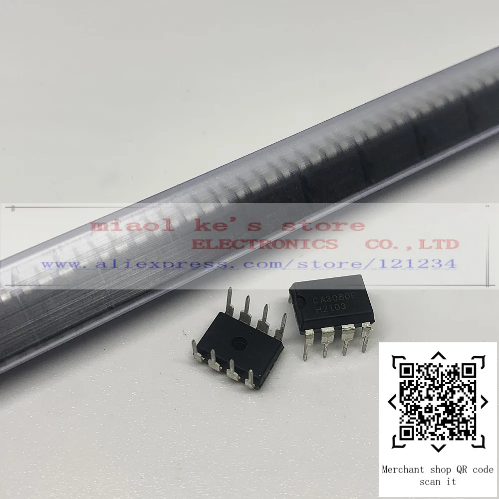 [5pcs-10pcs]100%new original; CA3080E CA3080 DIP-8 - IC OPAMP TRANSCOND 2MHZ 8DIP