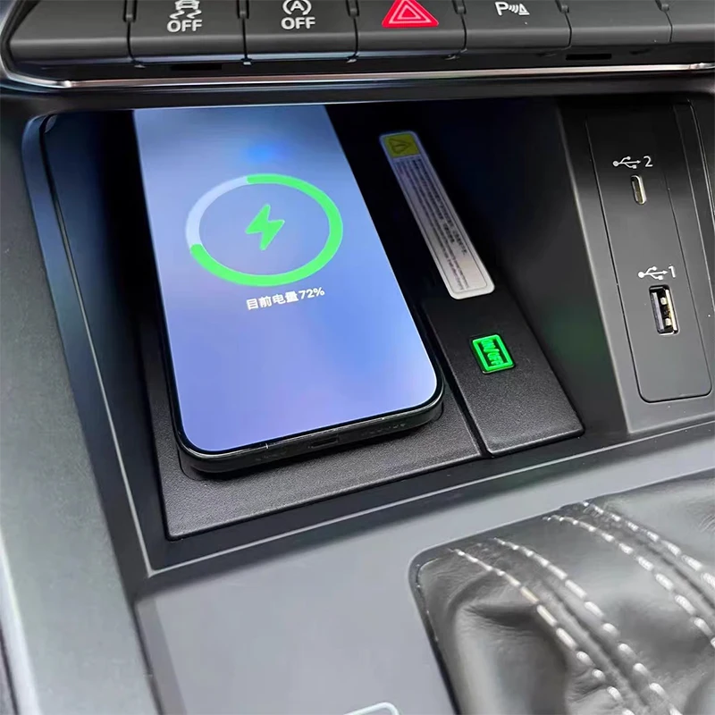 

Автомобильное беспроводное зарядное устройство 15 Вт для Audi Q3 SQ3 2019-2022, быстрое зарядное устройство для телефона, зарядное устройство для мобильного телефона, держатель для зарядки LHD