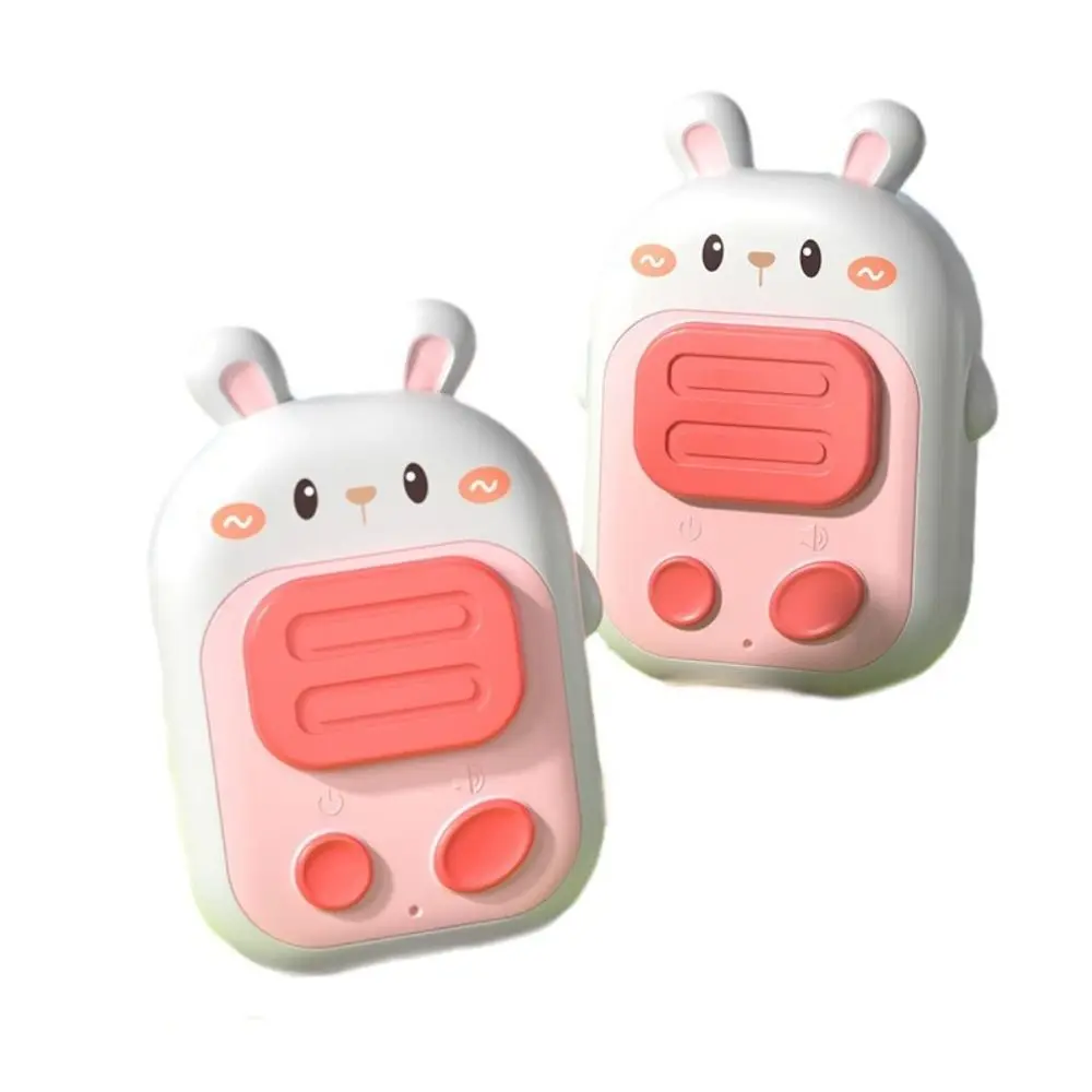 Elektronische Kids Walkie Talkie Radio Transceiver Beer Kinderinterphone Speelgoed Cartoon Handheld Mini Cartoon Talkie Jongens