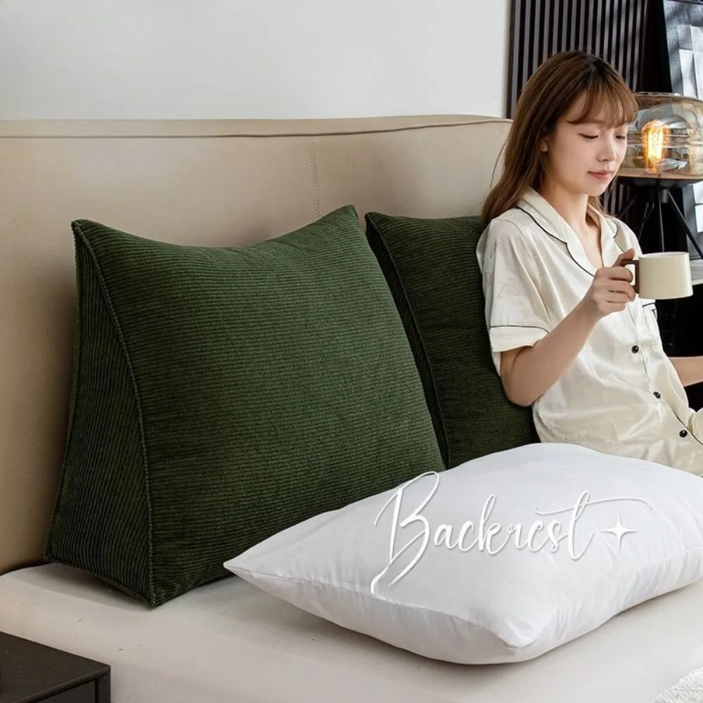 

Tatami Lumbar Support Pillows Decorative Cushions Sofa Bedroom Headboard Backrest Large Cushion Comfortable Home Decoration