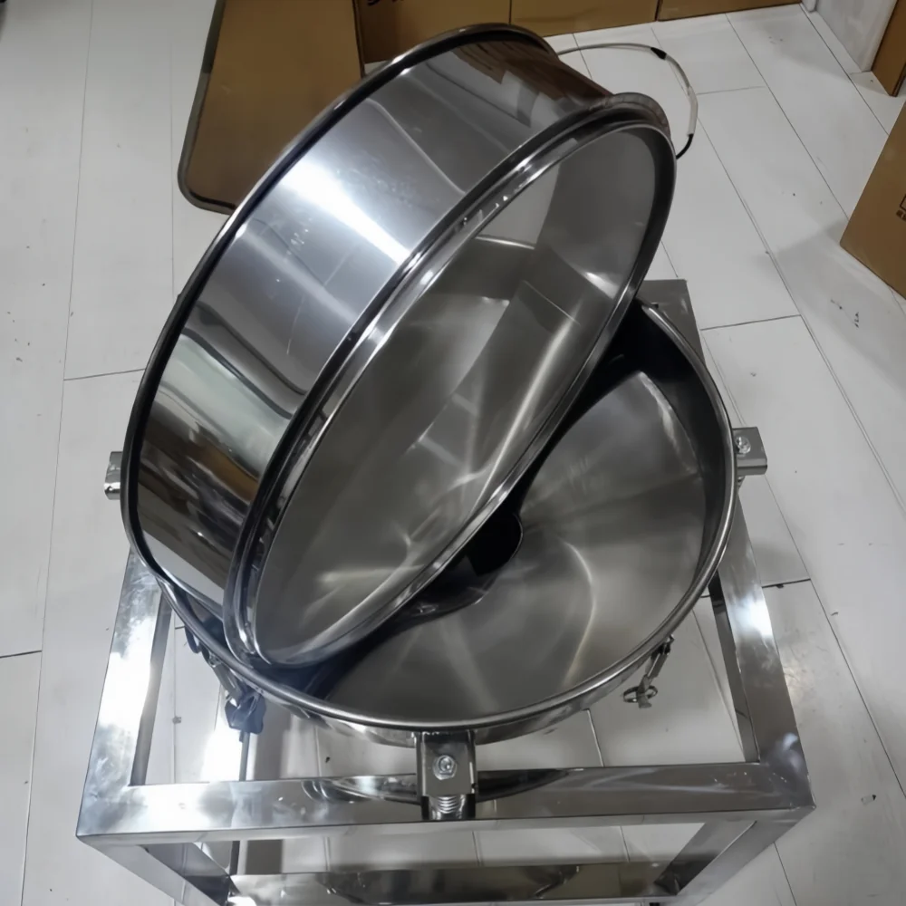 

Stainless Steel Electric Vibrating Screen Plastic Powder Food Vibrating Screen Flour Sieving Machine