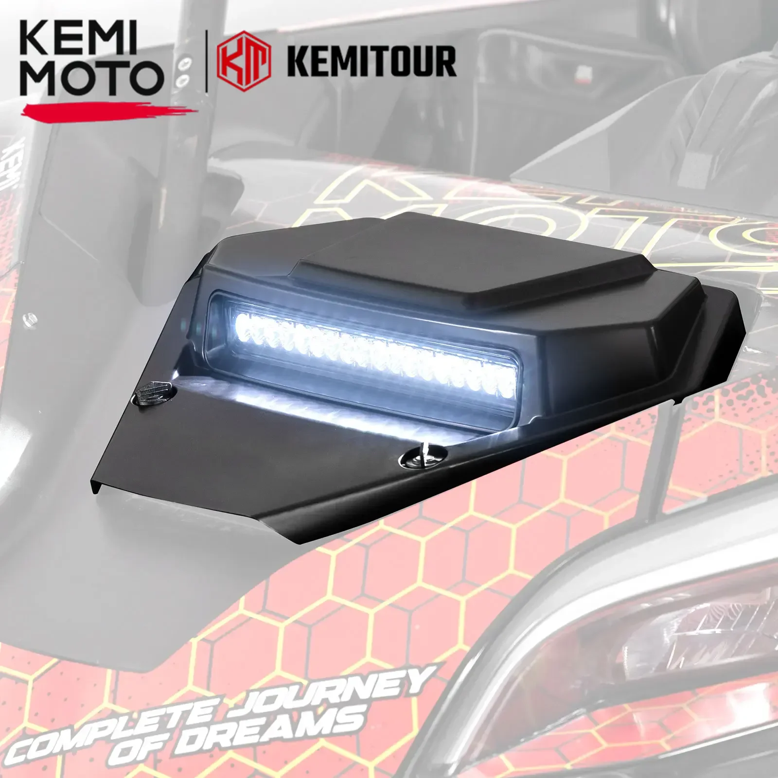 

Hood Scoop Turbo Hood w/ Auxiliary LED Spotlight UTV PP Ventilation For CFMOTO ZForce 950 Sport HO H.O. EX 1000 SPORT 2020-2024