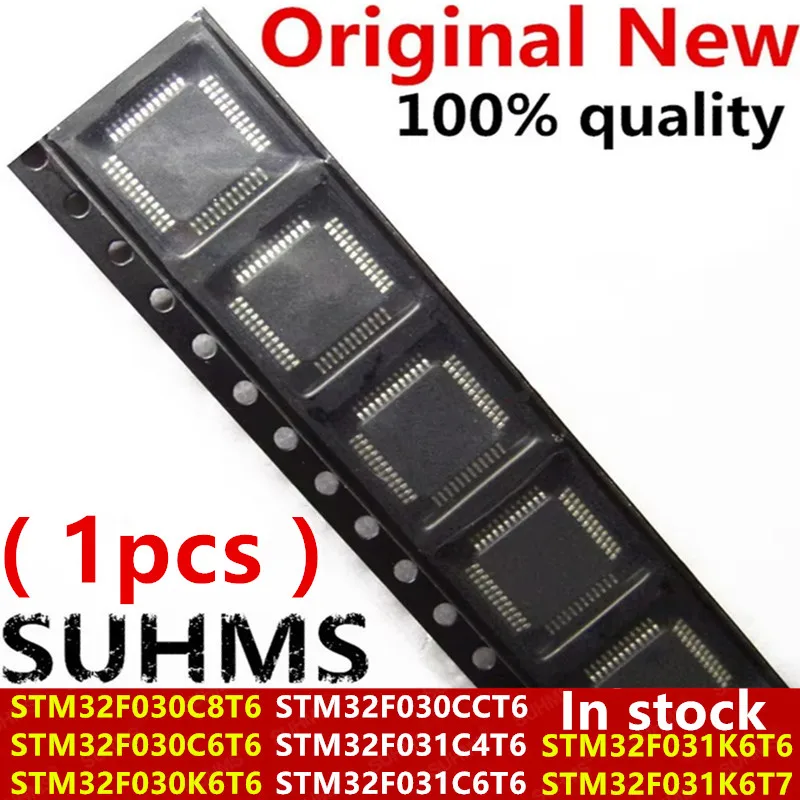 (1 Stuk) 100% Nieuwe STM32F030C8T6 STM32F030C6T6 STM32F030K6T6 STM32F030CCT6 STM32F031C4T6 STM32F031C6T6 STM32F031K6T6 STM32F031K6T7