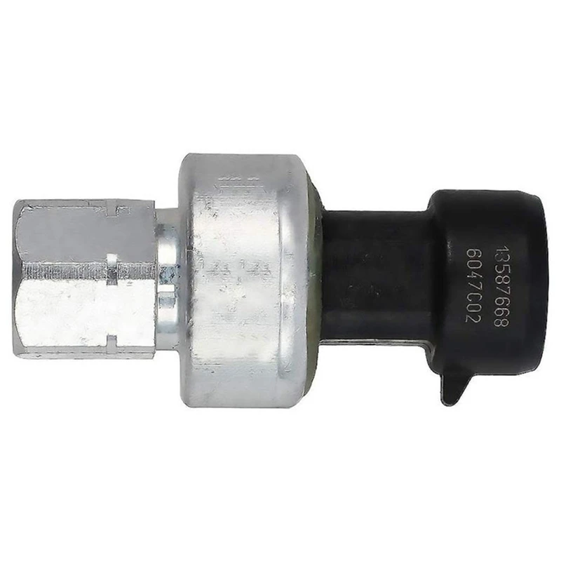 2 Piece Air Conditioning Pressure Valve Sensor Switch Black & Silver 7701205751 13587668 Fits For Renault Espace (1984-2014)