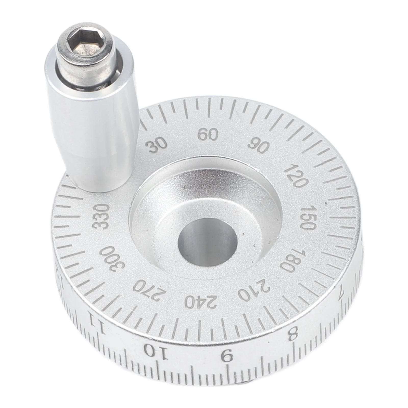 Aluminum Alloy For Lathe Hand Wheel 42mm Slide Handwheel Scale With Engraved Markings For Manual Sliding For Table Machine Tool