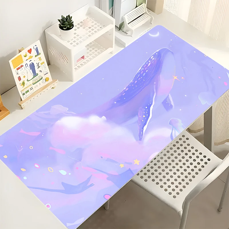 

Cloud Whale Mouse Pad PC Accessories Mousepad Rubber Gaming Mats Non Slip Extended Pad Computer Gamer Mouse Mat Office Desk Mat