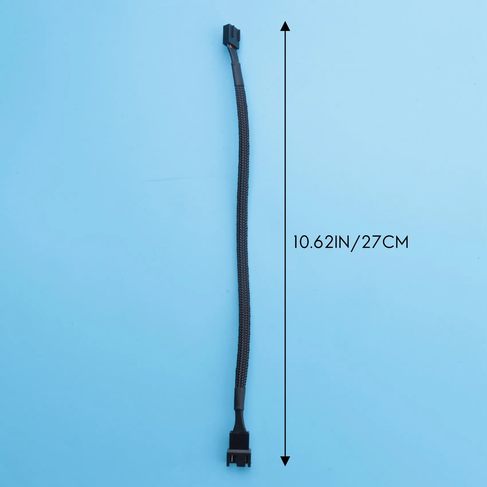 (A23G) 10PCS 4 Pin PWM Fan Extension Power Cable Connector Case Male to Female Extending Cables Compatible with 4 Pin/3 Pin Fan