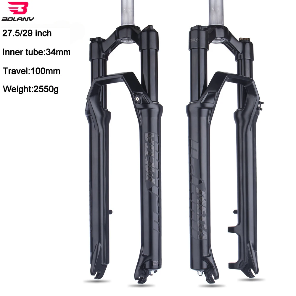 

Bolany 29inch Mountain Bike Forks Spring Forks 27.5inch MTB forks 100mm travel Mechanical Shock Forks