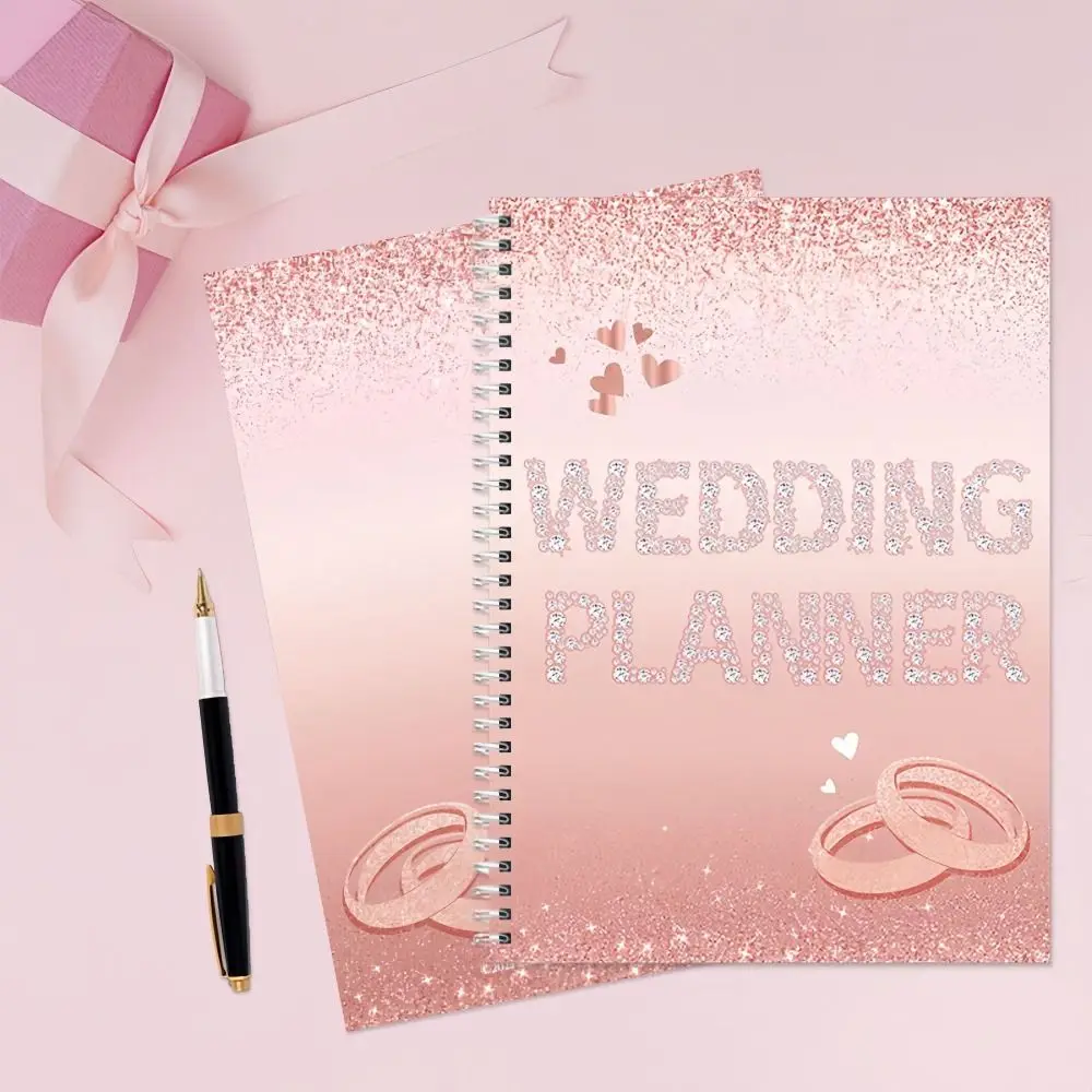 Undated Wedding Planner Notebook Thick Paper Multifunction Wedding Planning Book Checklist Detailed Creative