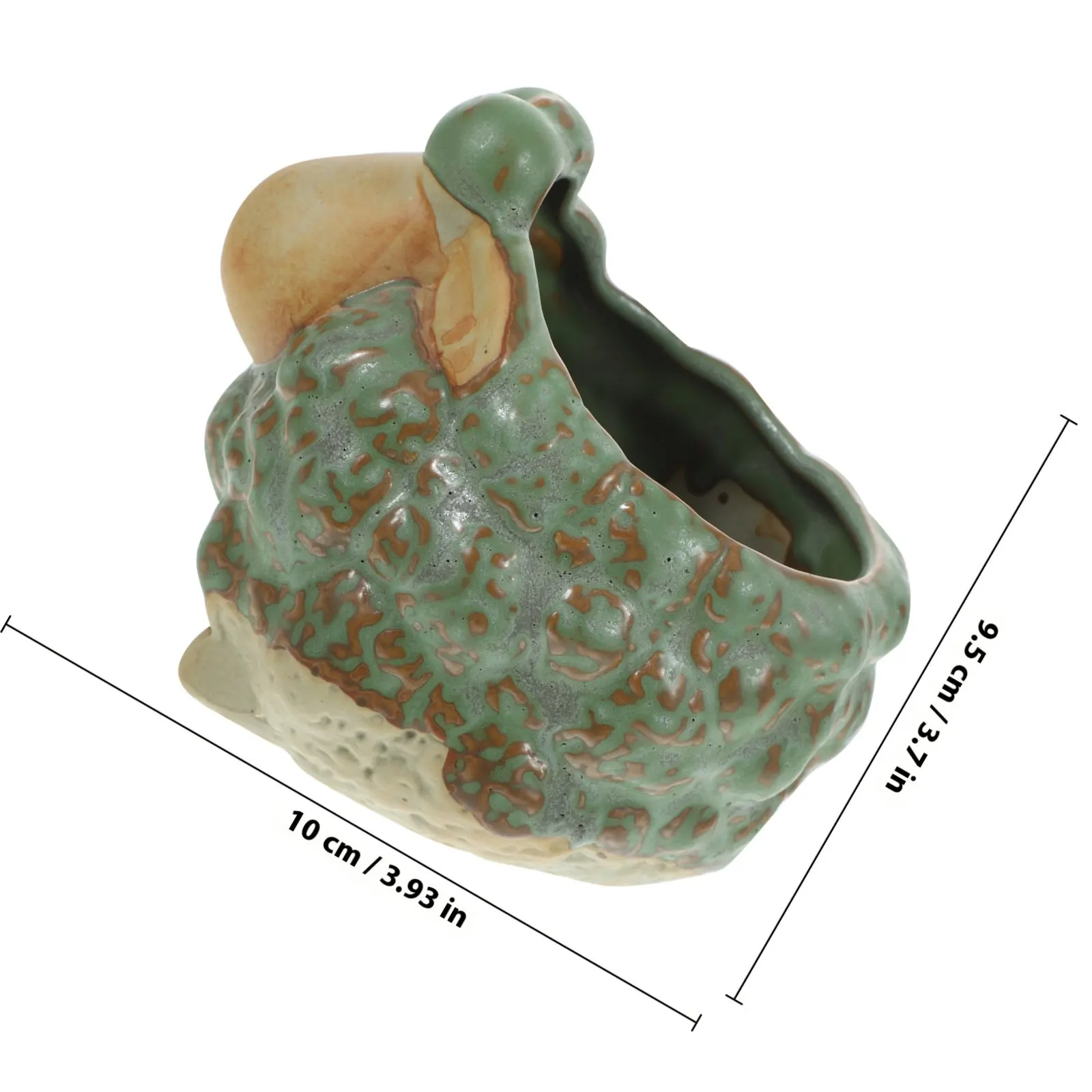 2Pcs Ceramic Succulent Flowerpot Sheep Shape Mini Plant Pot Random Color Household Decorative Planter Sheep Shape Flower Pot