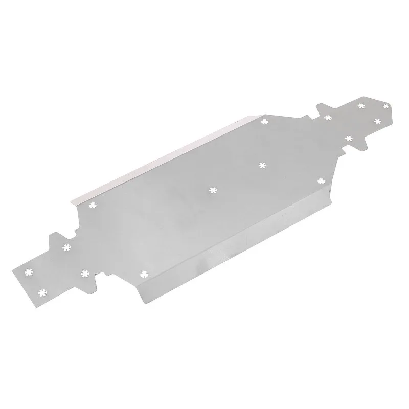 Metal Stainless Steel Chassis Armor Guard Protection Protector Skid Plate For XTS F10 1/10 RC Car Upgrade Parts Accessories
