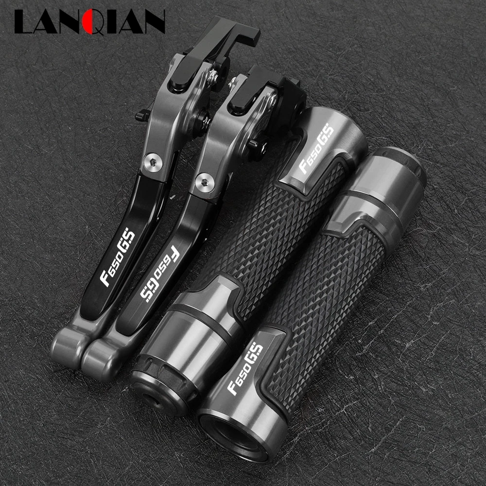 

FOR BMW F650GS 2008 2009 2010 2011 2012 Motorcycle Folding Extendable Adjustable Brake Clutch Levers Handlebar Hand Grips Ends