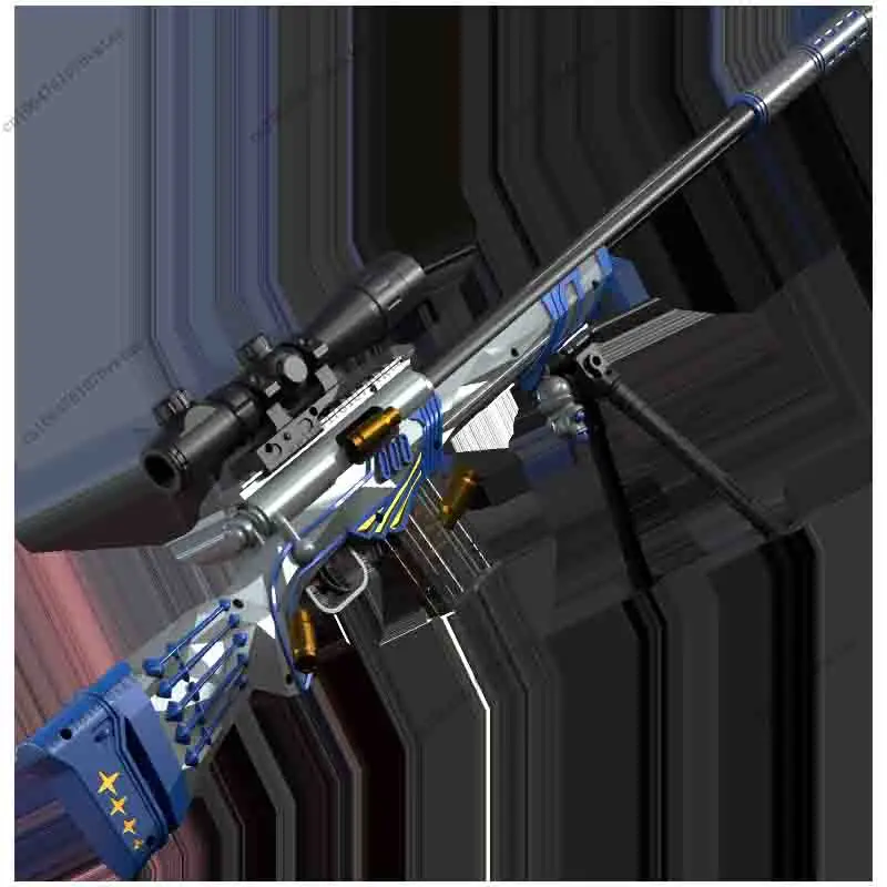 쉘 던지는 부드러운 총알 장난감 총 Barrett Aurora Star Faith 여러 옵션 게임과 동일한 모델 소년 장난감