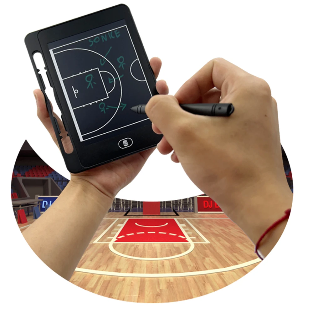 Mini tavolo tattico da basket tavolo da gioco magnetico per allenatore piano lezione calcio tavolo tecnici portatile per competizioni e atletica leggera