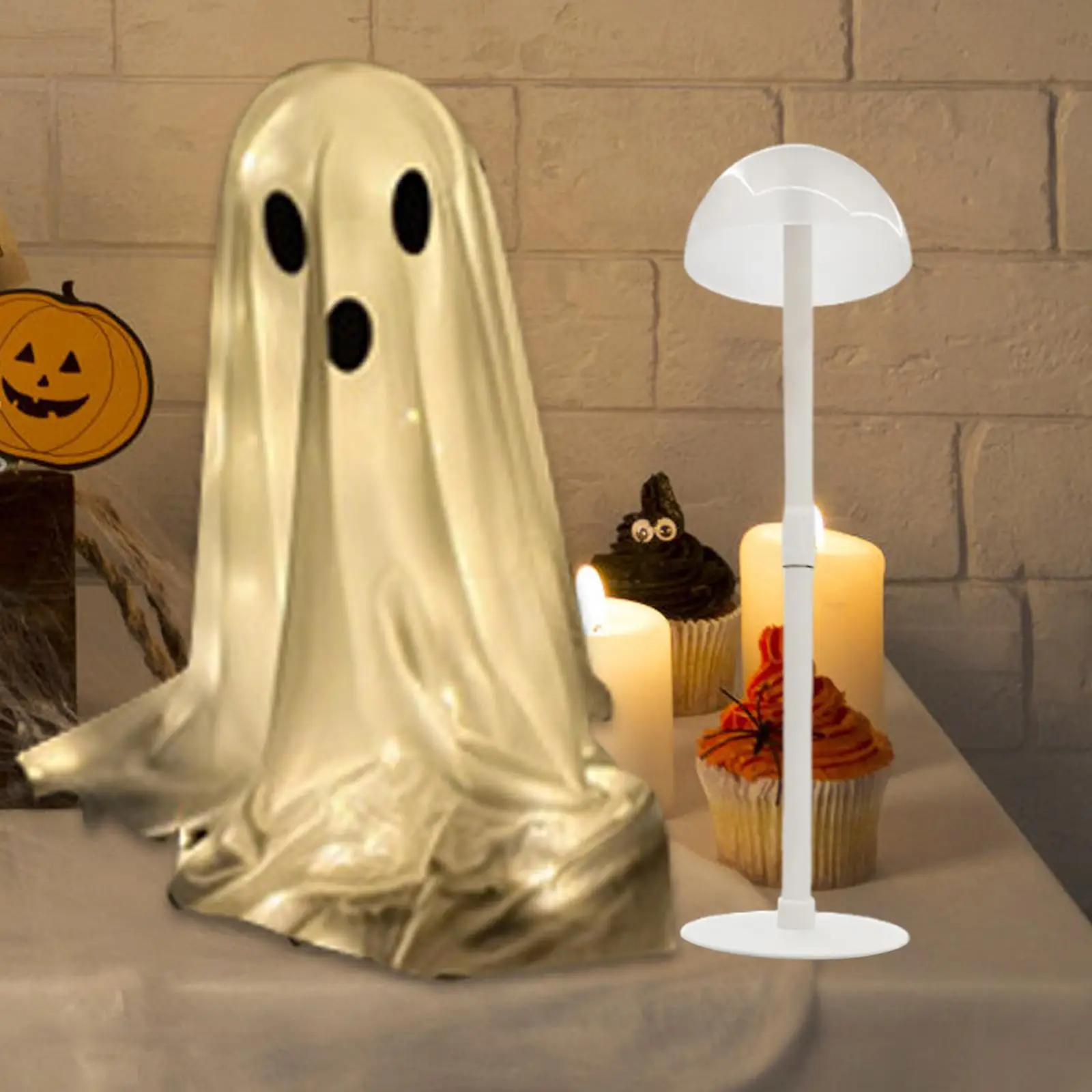 Soporte para espíritu de Halloween, poste Base de columna de globo, exhibición, versátil, soporte, decoración de Halloween para porche, patio exterior