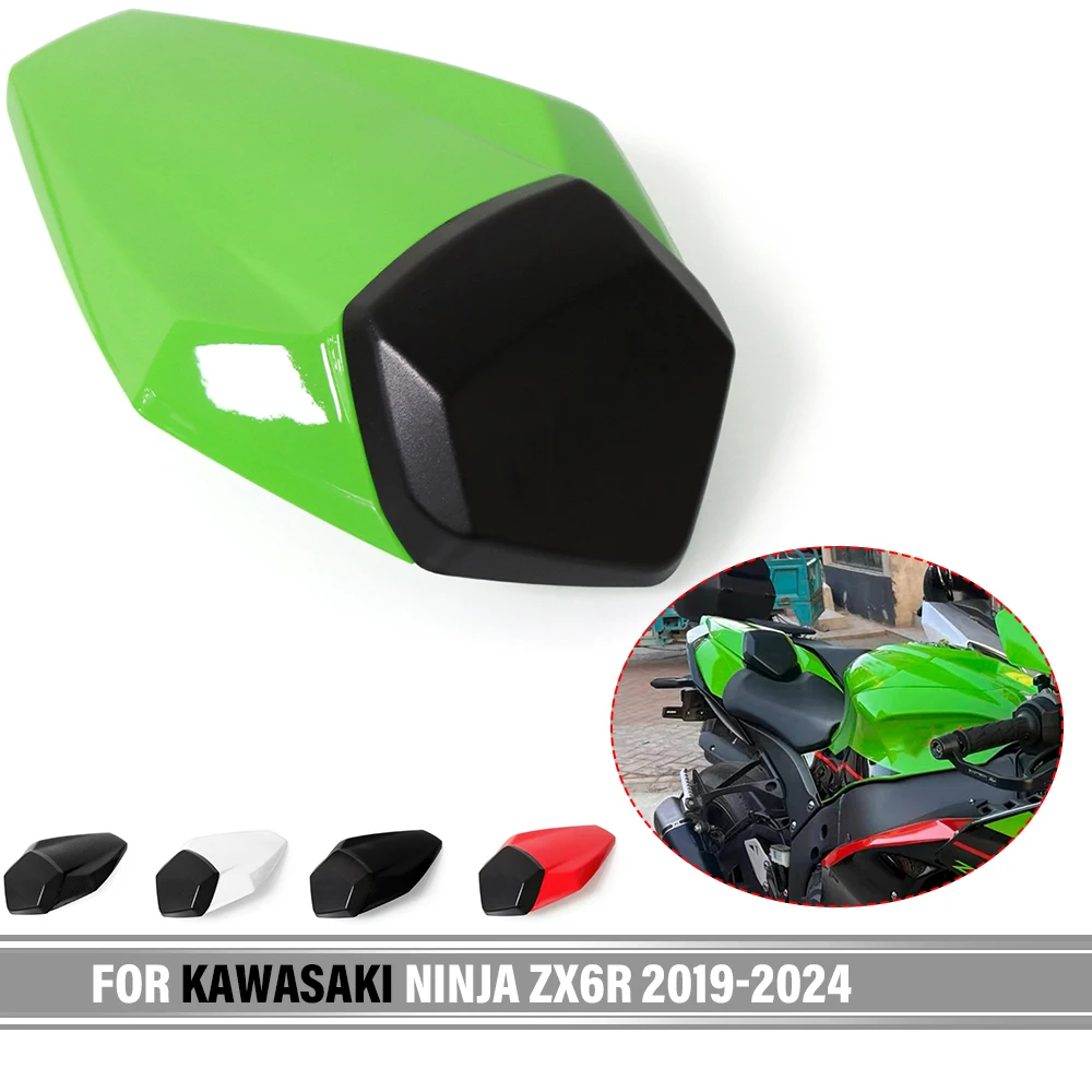 

For Kawasaki Ninja ZX6R ZX-6R 636 2019 2020 2021 2022 2023 2024 Motorcycle Pillion Rear Seat Cover Cowl Solo Hard Seat Cowl Hump