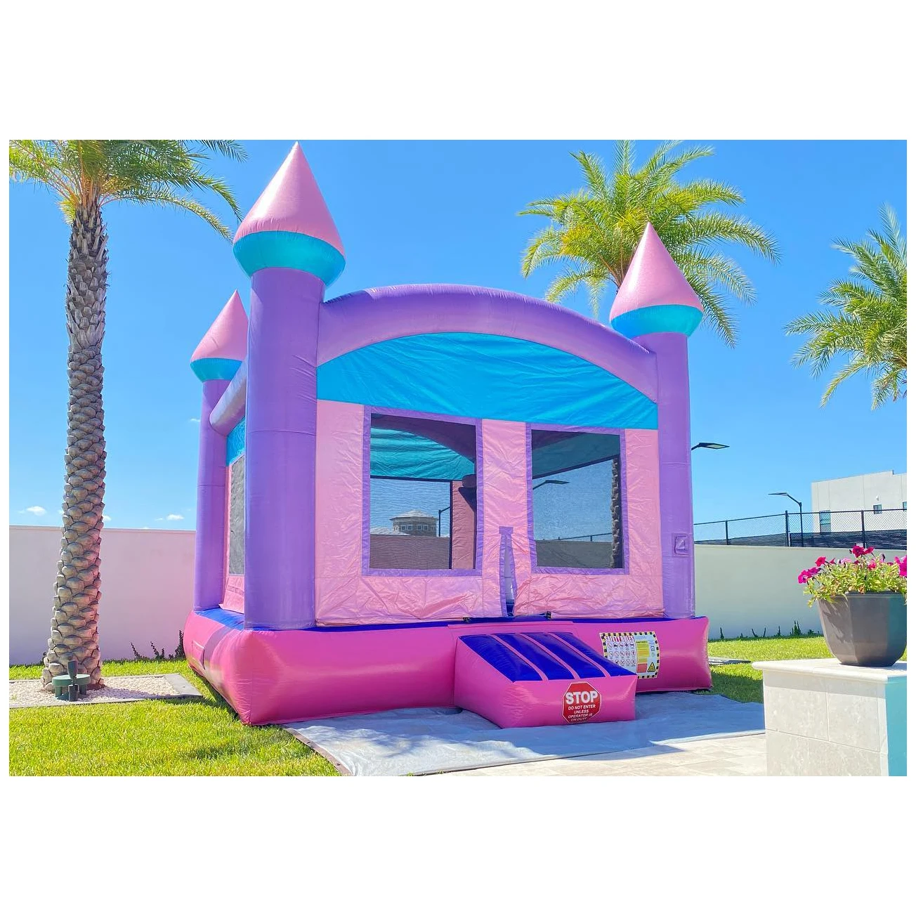 

Фиолетовый надувной замок из ПВХ, коммерческий уличный детский прыгающий надувной парк, дом, прыгающий перемычка, надувной замок, шезлонг