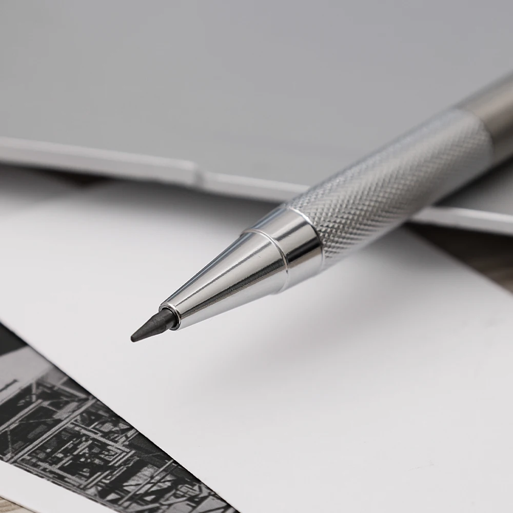 0,5/0,7/0,9/1,3/2,0mm Automatische Bleistift Metall Mechanische Bleistifte Sets Mit Bleistifte Grip Führt kunst Zeichnung Student Büro Liefert – Detail 9