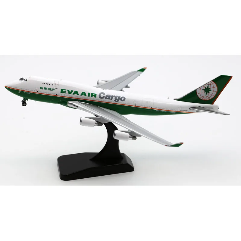 Liga de avião colecionáveis com suporte, JC Asas Presente, Eva Air Cargo Boeing B747-400(BDSF) Diecast Aircraft, B-16406, XX4188, 1:400