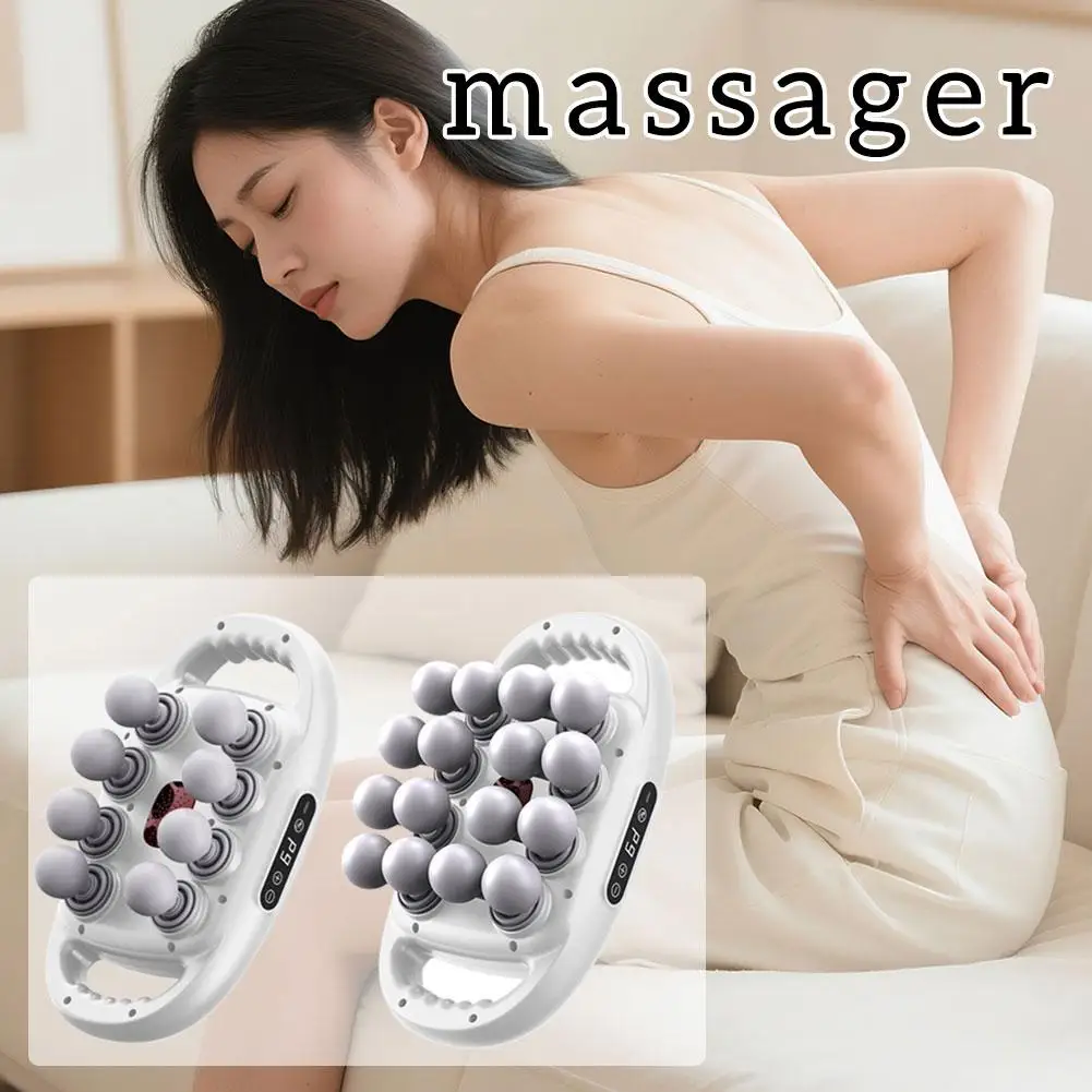 

16 Head Fascia Gun High Frequency Vibration Body Massage Gun Back Waist Neck Shoulder Muscle Massager 30 Intensity Levels