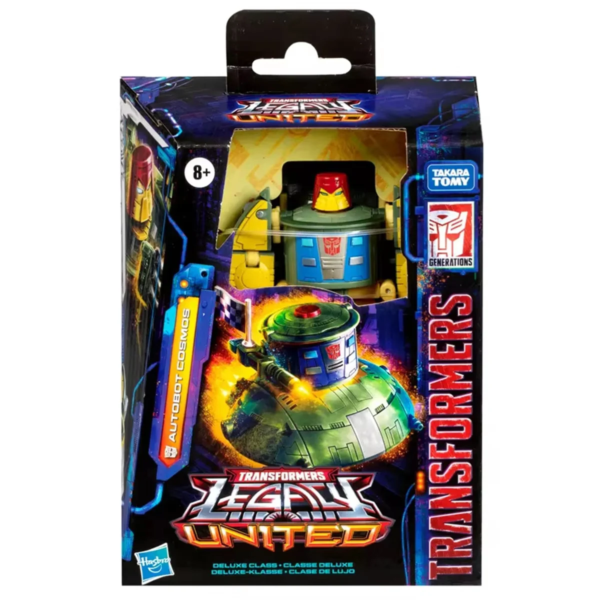 【In Stock】Hasbro Original Transformers Legacy United Autobot Cosmos  Deluxe Class Anime Original Action Figure Model Toy Gift