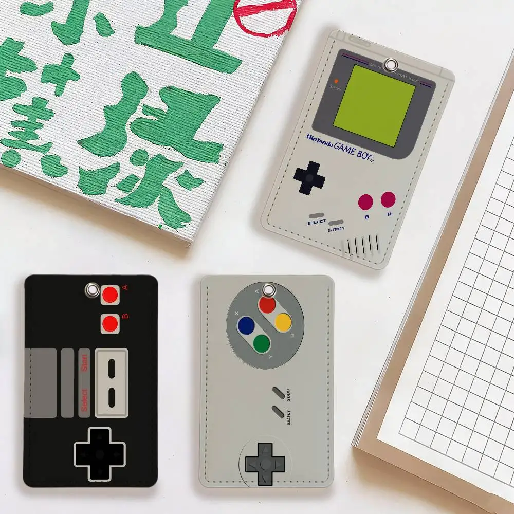 G-gamepads   PU Soft Leather Rectangular Key Card  Protection Cover Youth Faion Accory Card Holder