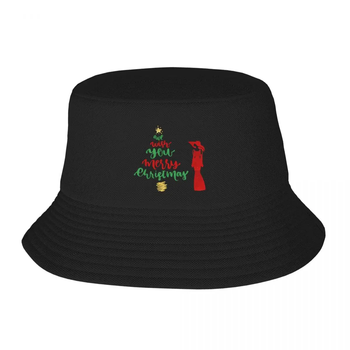 

Merry Christmas 2023 Fancy Bucket Hat Hip Hop Military Tactical Caps Bobble Hat derby hat Male Women's