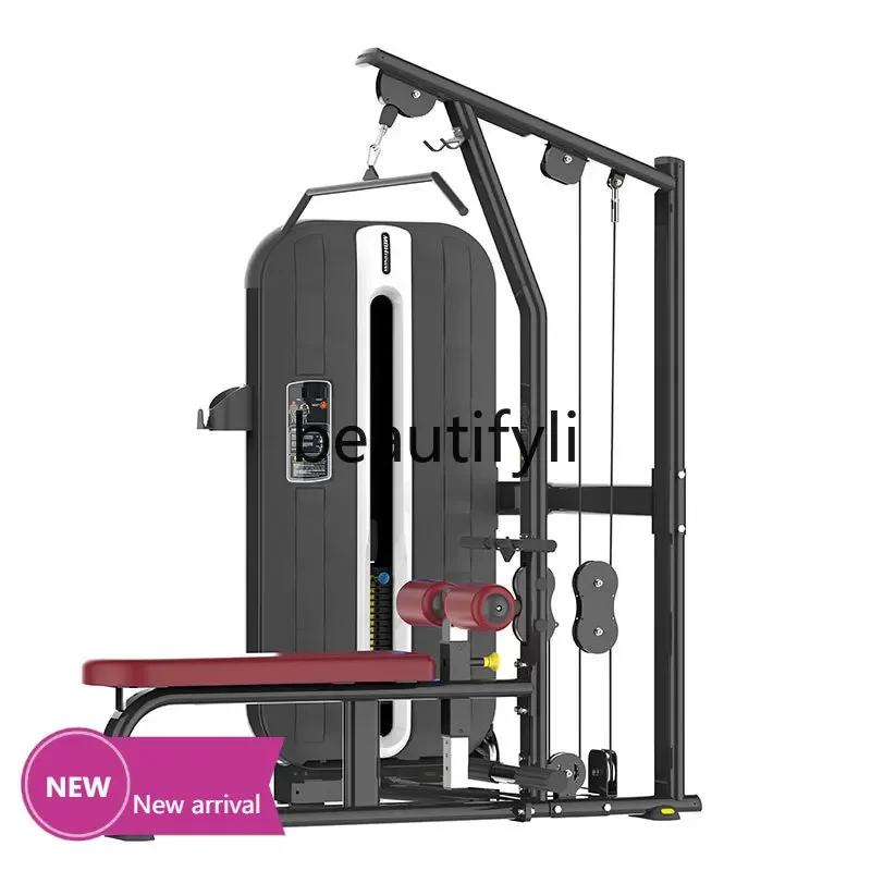 

X Commercial high-flat pull back dual-in-one training, gym special equipment high-pull low-pull combination function trainer