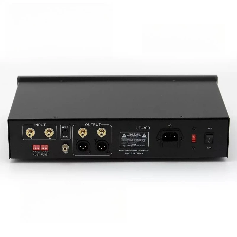 dual-purpose vinyl phono amplifier LP300 has strong resolving power and rich details. gain: MM 240 times, MC 2000 times
