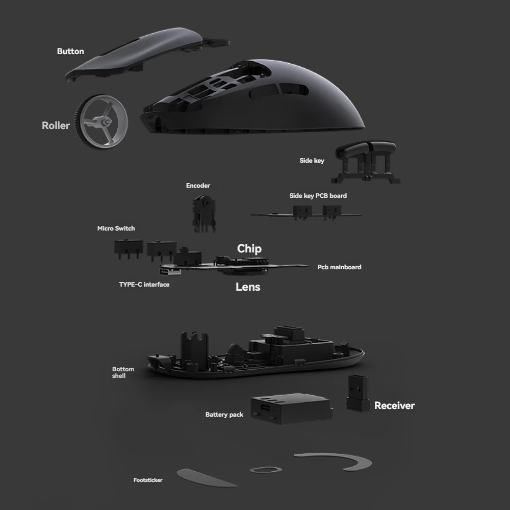 GPW G3 Mouse Wireless 2.4g Bluetooth 8K Hz Return Rate Paw3395 Custom Lightweight High Performance FPS Gaming Mouse Valorant CS