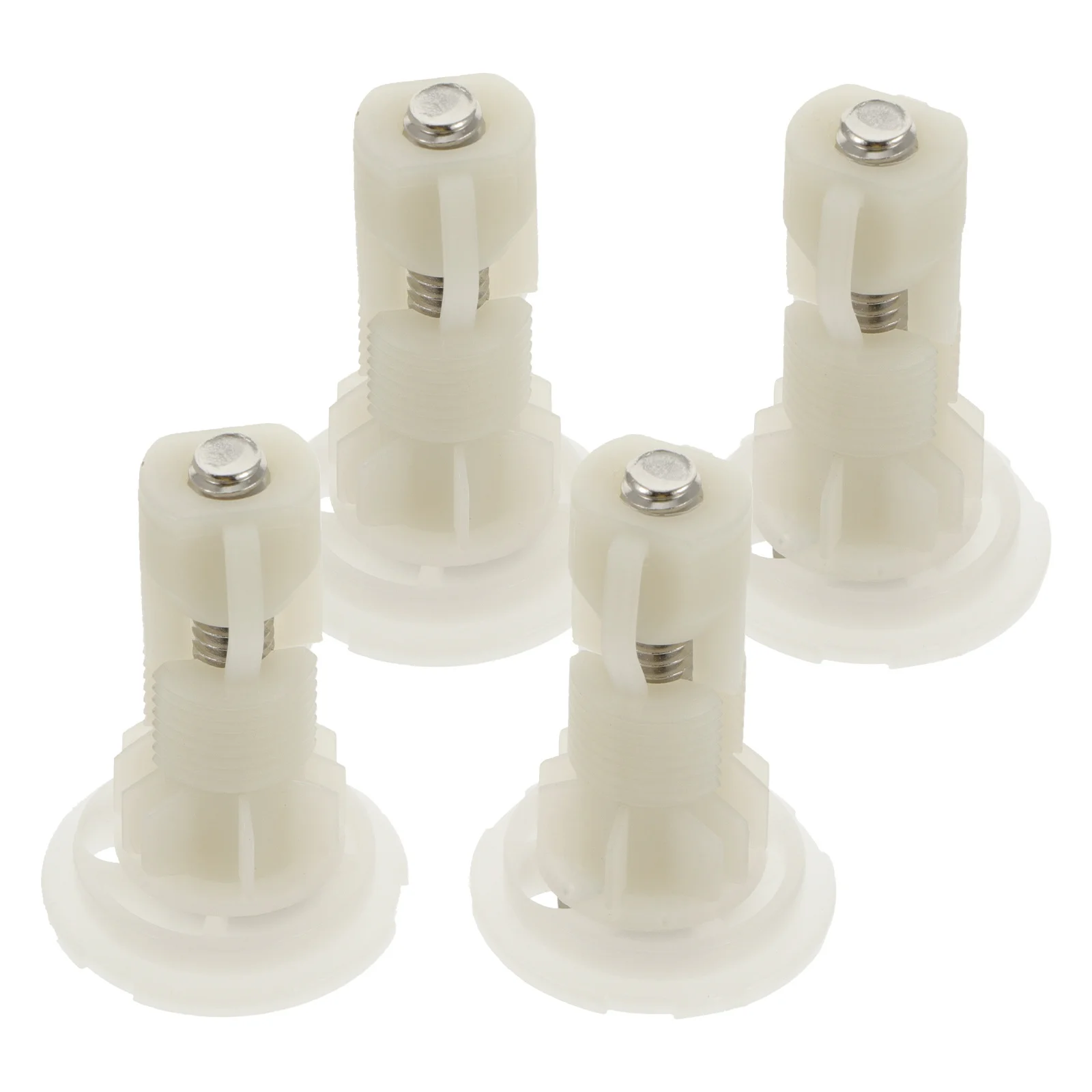 

4Sets Universal Toilet Lid Screws Expanding Replacement Parts Toilet Cover Fixing Screws Durable Nylon Accessories