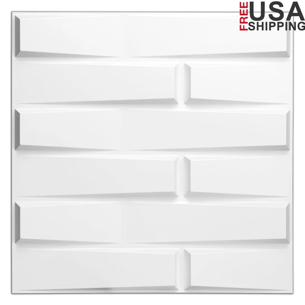Paneles decorativos de PVC 3D, paquete de 12, decoración interior resistente al agua, paredes y muebles para el hogar de estilo moderno