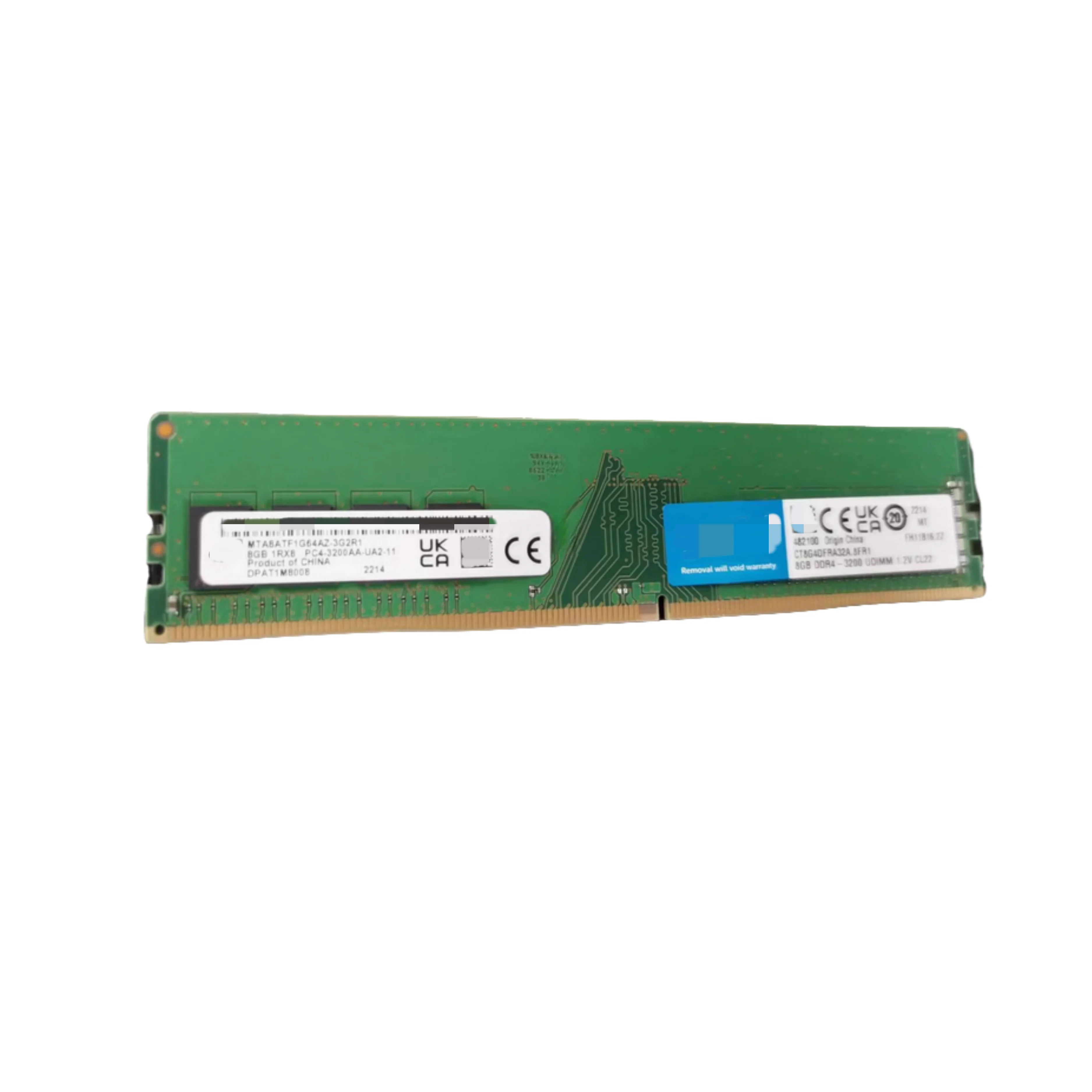 

MTA8ATF1G64AZ-3G2R1 DDR4 8 ГБ 1RX8 3200 ГМЗ
