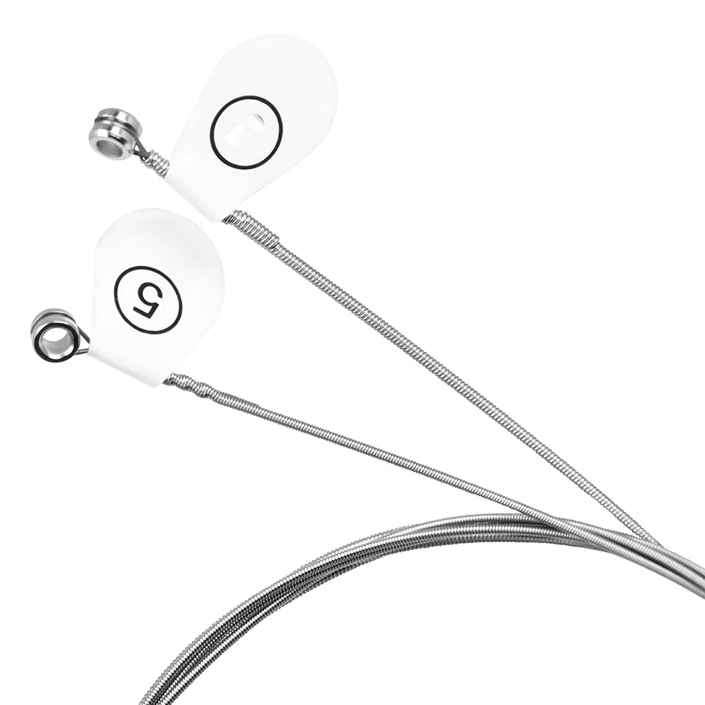 6 قطعة سلاسل الغيتار المضادة للصدأ الصوتية الكهربائية سلسلة مجموعة استبدال سلاسل معدنية دائمة الغيتار الملحقات #4