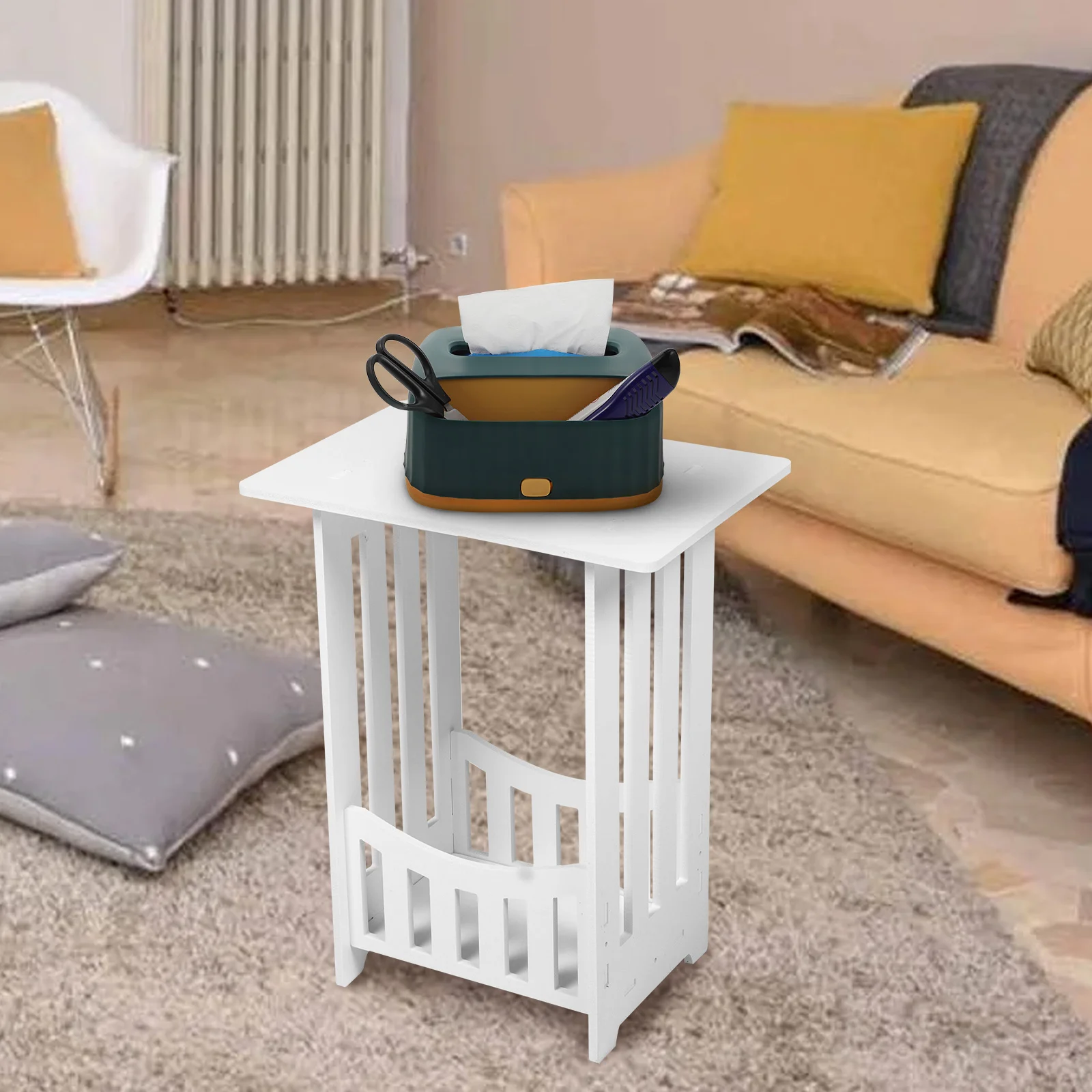 Tavolino da caffè Mobili per la casa Supporti da notte per esterni Arredamento a LED Comodino laterale per bambini