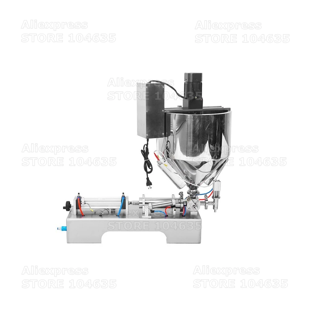 Paste flüssige füllung maschine ketchup honig creme emulsion heizung rühren typ edelstahl einzigen kopf füllung maschine