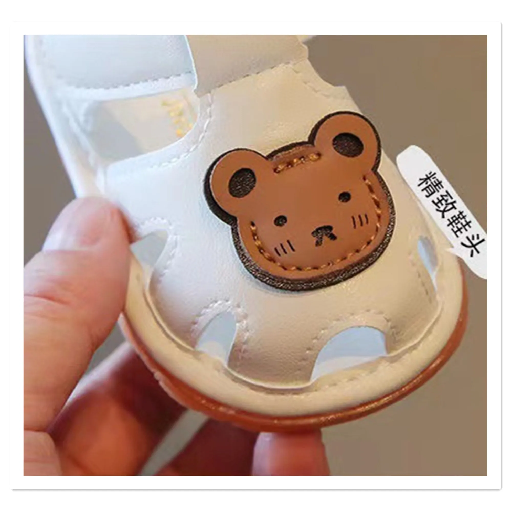 Summer Boys' Soft Sole Walking Shoes Sandals for 0-1 Year Old Girls' Calling Shoes, Non slip Baby Shoes, One Piece for Sale