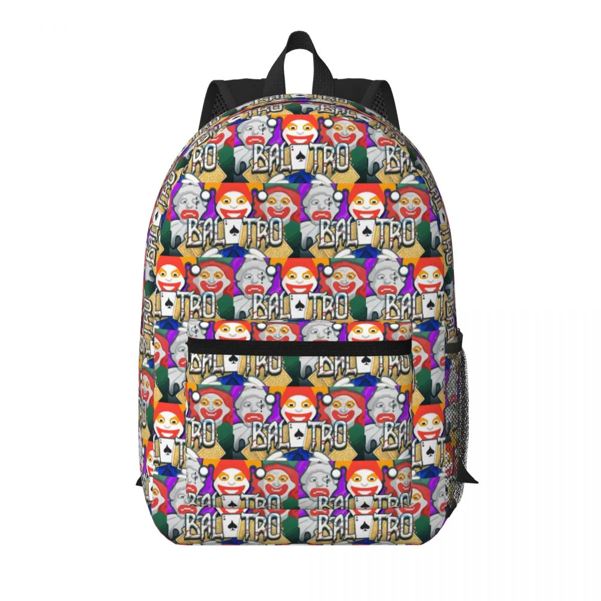 Balatro Playing Card Jocker Lusty Joker Student Backpack School Bag Hiking Travel Daypack for Boys Girls Bookbag Shoulder Bags