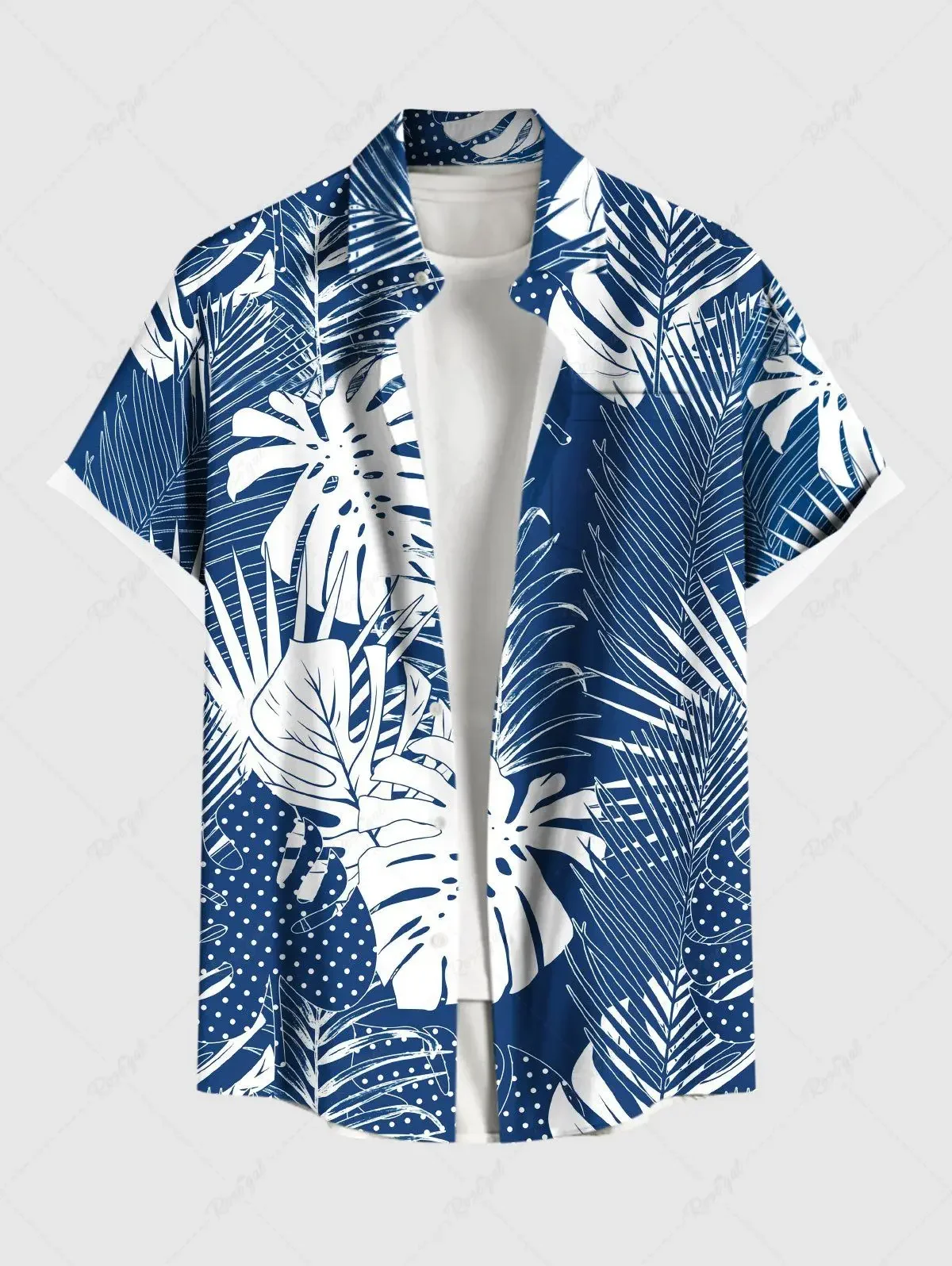 Hawaiian Men's Summer Shirts, 3D Printing, Short Sleeves, Buttons, Lapel, Oversized Tops, Men's Casual Shirts, 2025